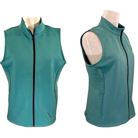 Under Armour Cold Gear Vest Size XL Teal Blue - Picture 2 of 11